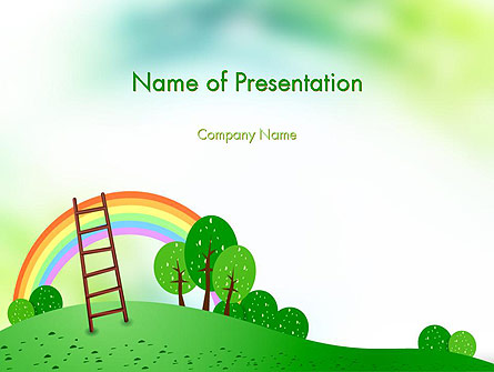 Kindergarten Theme Presentation Template, Master Slide