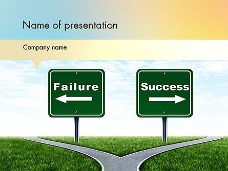 Two Options Presentation Template, Master Slide