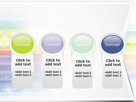 Soft Color Horizontal Lines Presentation Template for PowerPoint and ...