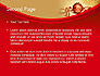Red-gold Christmas Theme slide 2