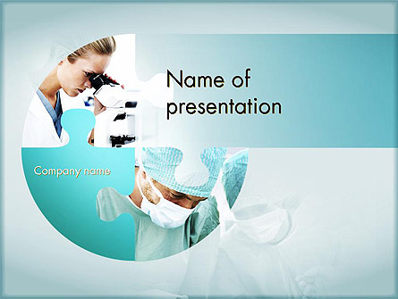 Surgical Technology Presentation Template, Master Slide