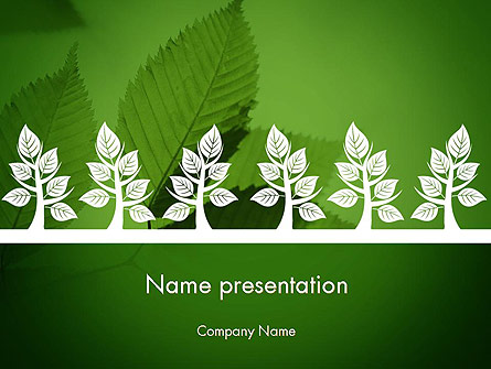 Tree Leaves Presentation Template, Master Slide