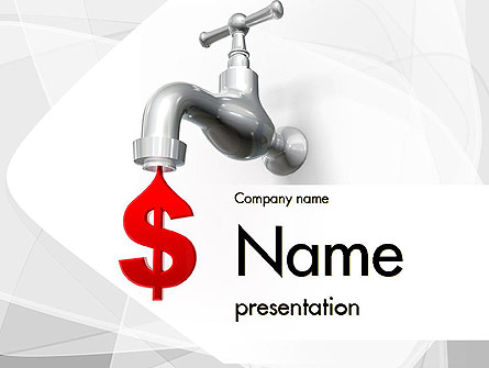 Money Leak Presentation Template, Master Slide