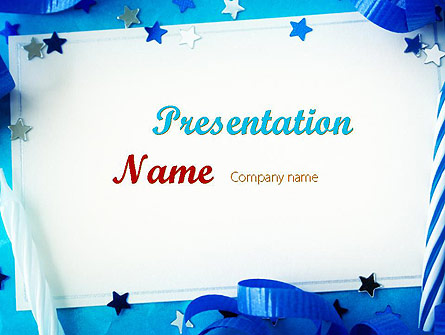 Festive Invitation Presentation Template, Master Slide