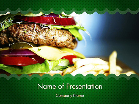 Yummy Food Presentation Template, Master Slide