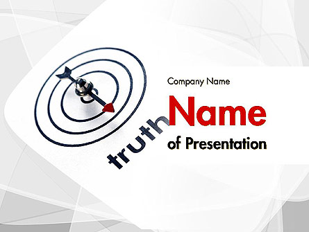 Truth Compass Presentation Template, Master Slide