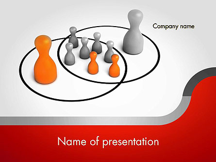 Spheres of Influence Intersection Presentation Template, Master Slide