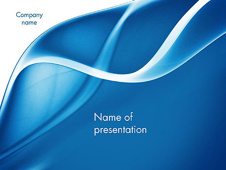 Abstract Blue Fantasy Presentation Template, Master Slide
