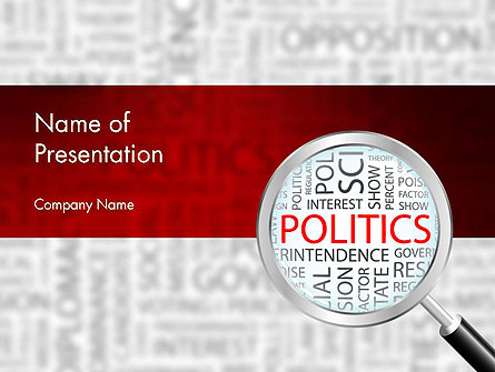 Politics Presentation Template, Master Slide