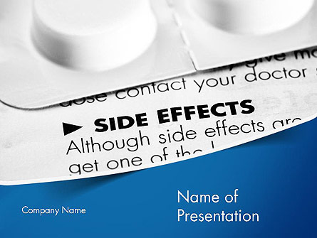 Side Effects Presentation Template, Master Slide