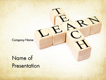 Teach and Learn Presentation Template, Master Slide