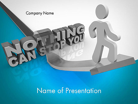 Nothing Can Stop You Presentation Template, Master Slide