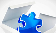 Puzzle Piece in a Box Presentation Template