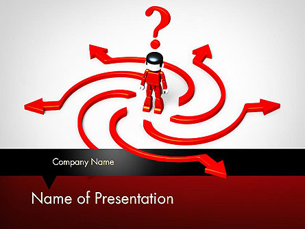 Choosing Success Way Presentation Template, Master Slide