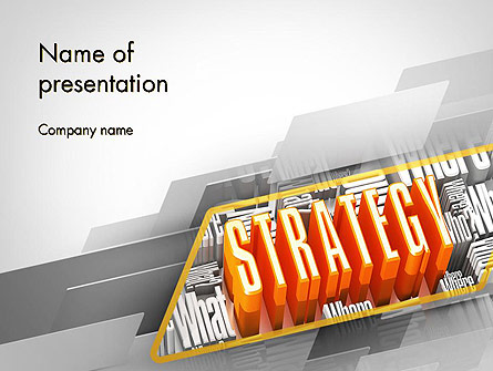 Strategy Theme Presentation Template, Master Slide