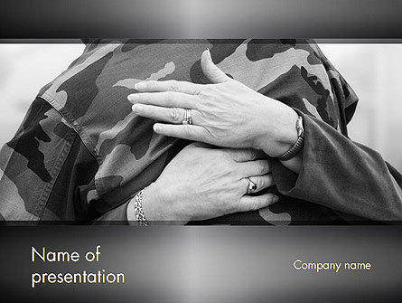 Veterans and Their Families Presentation Template, Master Slide