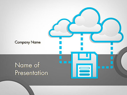 Cloud Storage Presentation Template, Master Slide