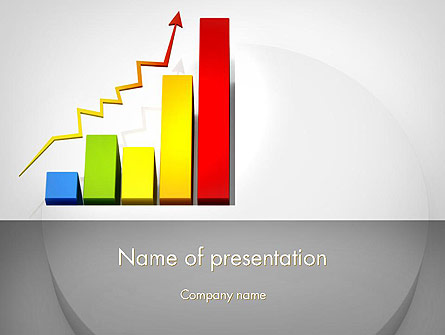 Success Bar Chart Presentation Template, Master Slide