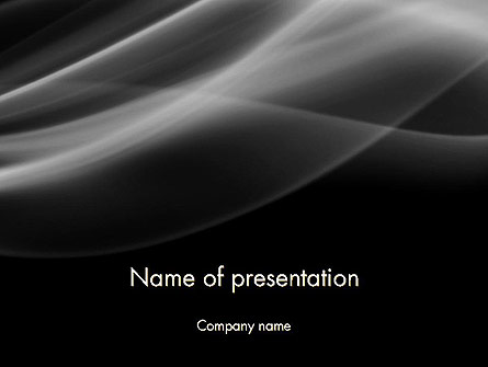 Black Background Presentation Template, Master Slide