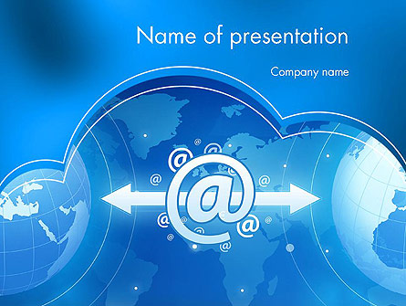Information Systems Presentation Template, Master Slide