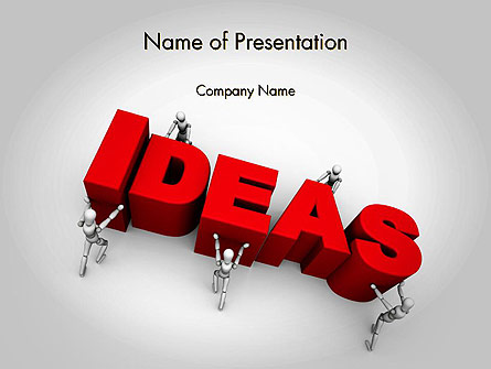 Pushing Ideas Presentation Template, Master Slide