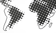 World Map Shape Presentation Template
