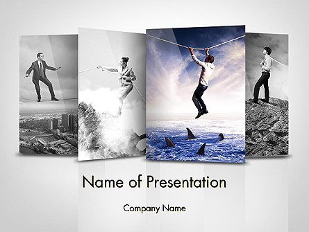 Business Risks Presentation Template, Master Slide