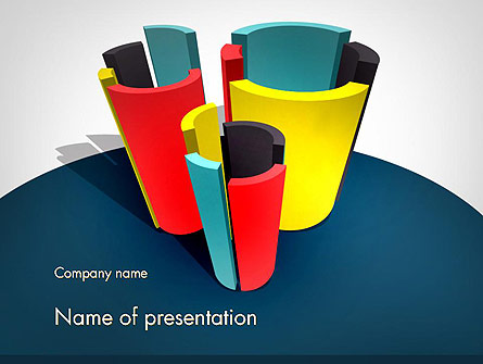 3D Diagrams Presentation Template, Master Slide