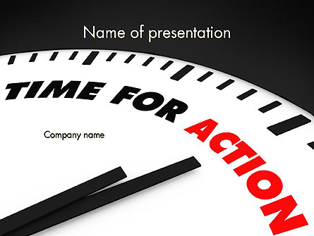 Taking Action Presentation Template, Master Slide