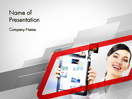 Technology Presentation Presentation Template, Master Slide