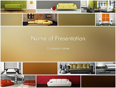 Interior Design Ideas Presentation Template, Master Slide