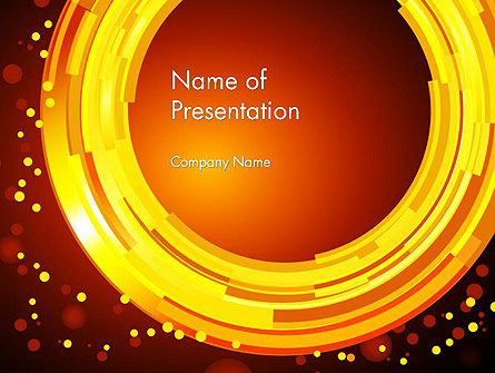 Circles and Dots Presentation Template, Master Slide