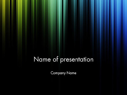 Abstract Aurora Presentation Template, Master Slide