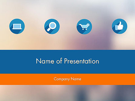 Online Shop Presentation Presentation Template, Master Slide