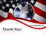 Globe and USA Flag slide 20