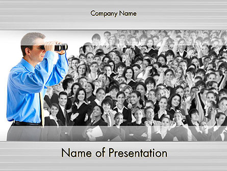 Work Opportunities Presentation Template, Master Slide