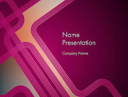 Fantasy in Plum Color Presentation Template, Master Slide