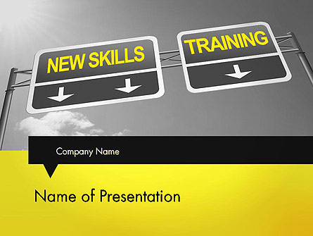 Skills Development Presentation Template, Master Slide