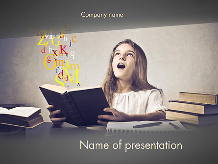 Child Imagination Presentation Template, Master Slide