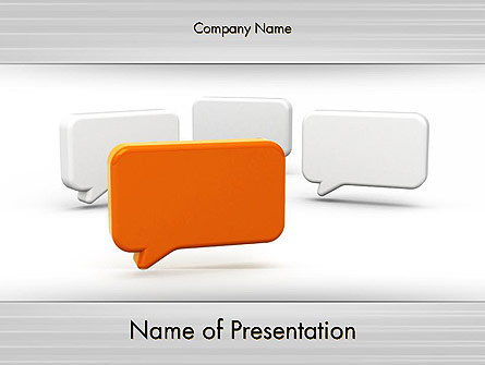 Separate Opinion Presentation Template, Master Slide