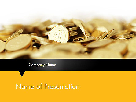 Bitcoins Presentation Template, Master Slide