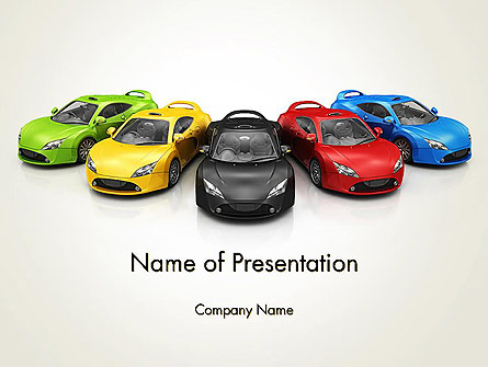 New Cars Presentation Template, Master Slide