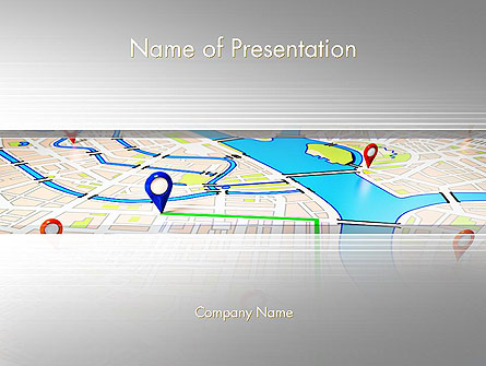 Navigation Points Presentation Template, Master Slide