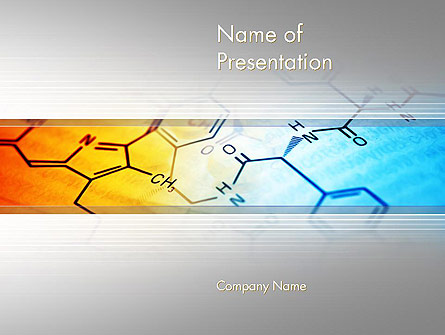 Chemistry Themed Presentation Template, Master Slide