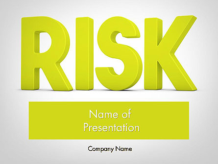 Word RISK Presentation Template, Master Slide
