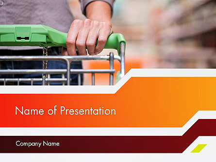 At Grocery Store Presentation Template, Master Slide