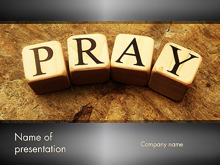 Time to Pray Presentation Template, Master Slide