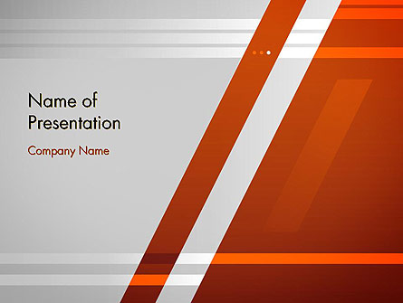 Neat Orange-Gray Presentation Template, Master Slide