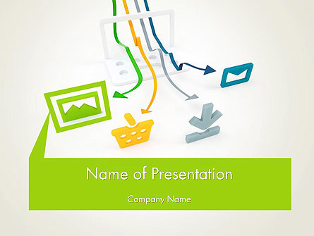 Online Technologies Presentation Template, Master Slide