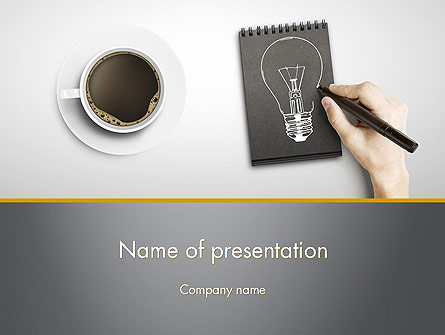 Coffee and Productivity Presentation Template, Master Slide